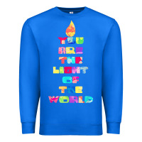 True Royal light of the world godspell inspired musical theater t shirt Premium Sweatshirt - linhVisuals