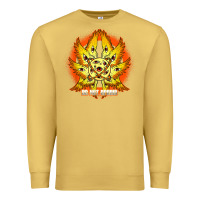 Antique Gold biblically accurate angel meme ophanim be not afraid t shirt Premium Sweatshirt - linhVisuals
