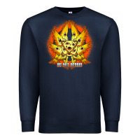 Navy biblically accurate angel meme ophanim be not afraid t shirt Premium Sweatshirt - linhVisuals