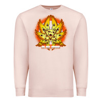 Pale Pink biblically accurate angel meme ophanim be not afraid t shirt Premium Sweatshirt - linhVisuals