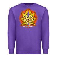 Purple biblically accurate angel meme ophanim be not afraid t shirt Premium Sweatshirt - linhVisuals