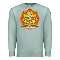 Seafoam biblically accurate angel meme ophanim be not afraid t shirt Premium Sweatshirt - linhVisuals