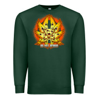 Sports Green biblically accurate angel meme ophanim be not afraid t shirt Premium Sweatshirt - linhVisuals