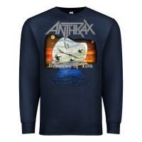 Navy anthrax – persistence of time 30th anniversary tank top Premium Sweatshirt - linhVisuals