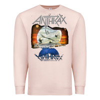 Pale Pink anthrax – persistence of time 30th anniversary tank top Premium Sweatshirt - linhVisuals