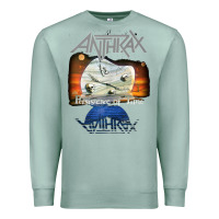 Seafoam anthrax – persistence of time 30th anniversary tank top Premium Sweatshirt - linhVisuals