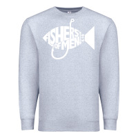 Heather Grey matching church christian group bible verse fishers of men pullover ho Premium Sweatshirt - linhVisuals