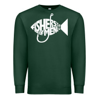 Sports Green matching church christian group bible verse fishers of men pullover ho Premium Sweatshirt - linhVisuals