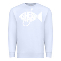 White matching church christian group bible verse fishers of men pullover ho Premium Sweatshirt - linhVisuals