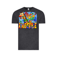 Vintage Black Knowledge is awesome Autism giraffe Vintage Tee - FaDigitalArtStudio