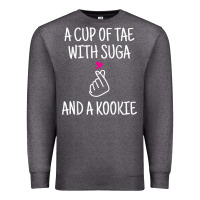 Charcoal Heather korean drama kdrama tae suga kookie t shirt Premium Sweatshirt - linhVisuals