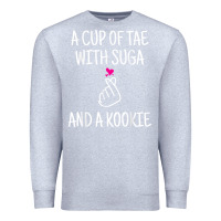 Heather Grey korean drama kdrama tae suga kookie t shirt Premium Sweatshirt - linhVisuals