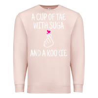 Pale Pink korean drama kdrama tae suga kookie t shirt Premium Sweatshirt - linhVisuals