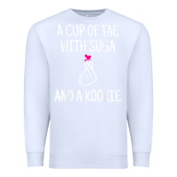White korean drama kdrama tae suga kookie t shirt Premium Sweatshirt - linhVisuals