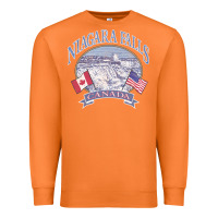 Carrot americana niagara falls scene canada america flags sweatshirt Premium Sweatshirt - linhVisuals