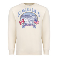 Sandshell americana niagara falls scene canada america flags sweatshirt Premium Sweatshirt - linhVisuals