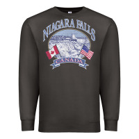Smoke americana niagara falls scene canada america flags sweatshirt Premium Sweatshirt - linhVisuals