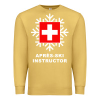 Antique Gold après ski instructor sweatshirt Premium Sweatshirt - linhVisuals