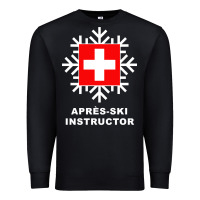 Black après ski instructor sweatshirt Premium Sweatshirt - linhVisuals