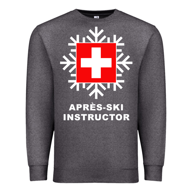 Après Ski Instructor Sweatshirt Premium Sweatshirt by linhVisuals | Teevron