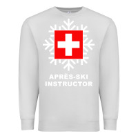 Dove Grey après ski instructor sweatshirt Premium Sweatshirt - linhVisuals