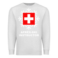 Oatmeal Heather après ski instructor sweatshirt Premium Sweatshirt - linhVisuals