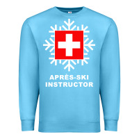 Ocean Blue après ski instructor sweatshirt Premium Sweatshirt - linhVisuals