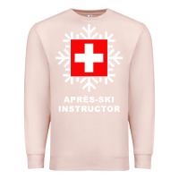 Pale Pink après ski instructor sweatshirt Premium Sweatshirt - linhVisuals