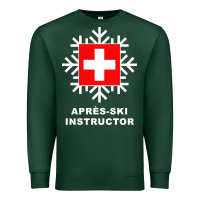 Sports Green après ski instructor sweatshirt Premium Sweatshirt - linhVisuals