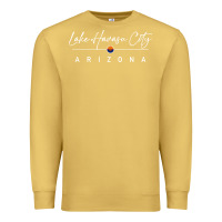 Antique Gold lake havasu city, arizona pullover hoodie Premium Sweatshirt - linhVisuals