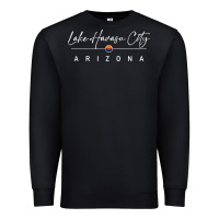 Black lake havasu city, arizona pullover hoodie Premium Sweatshirt - linhVisuals