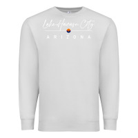Dove Grey lake havasu city, arizona pullover hoodie Premium Sweatshirt - linhVisuals