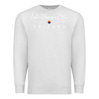 Oatmeal Heather lake havasu city, arizona pullover hoodie Premium Sweatshirt - linhVisuals