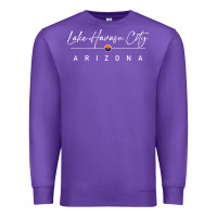 Purple lake havasu city, arizona pullover hoodie Premium Sweatshirt - linhVisuals