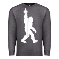 Funny Bigfoot Middle Finger For Squatch Believers T Shirt Premium Sweatshirt | Teevron