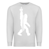 Dove Grey funny bigfoot middle finger for squatch believers t shirt Premium Sweatshirt - linhVisuals