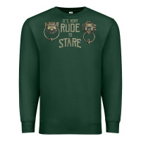 Sports Green it's very rude to stare labyrinth door knocker tank top Premium Sweatshirt - linhVisuals