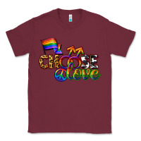 Burgundy Western choose love Classic Tee - CowGirlArtShop
