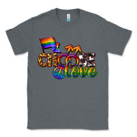 Charcoal Heather Western choose love Classic Tee - CowGirlArtShop