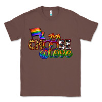 Chestnut Western choose love Classic Tee - CowGirlArtShop