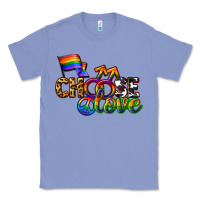 Colony Blue Western choose love Classic Tee - CowGirlArtShop