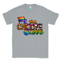 Heather Grey Western choose love Classic Tee - CowGirlArtShop
