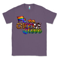 Lavender Western choose love Classic Tee - CowGirlArtShop
