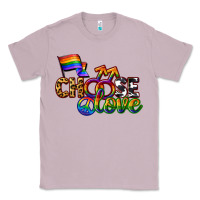 Lilac Western choose love Classic Tee - CowGirlArtShop