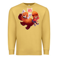 Antique Gold turning red Merch Premium Sweatshirt - linhVisuals