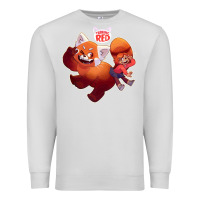 Dove Grey turning red Merch Premium Sweatshirt - linhVisuals