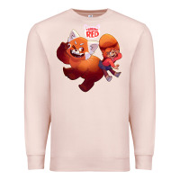 Pale Pink turning red Merch Premium Sweatshirt - linhVisuals
