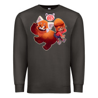 Smoke turning red Merch Premium Sweatshirt - linhVisuals