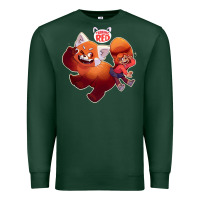 Sports Green turning red Merch Premium Sweatshirt - linhVisuals