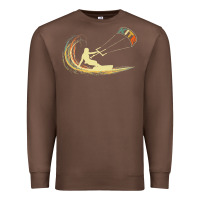 Chestnut kite kiteboarding kiting kitesurfing kitesurf gift premium t shirt Premium Sweatshirt - linhVisuals